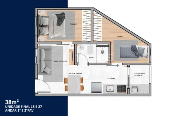 Apartamento à venda com 2 quartos no Vila Carrão, São Paulo — foto 4